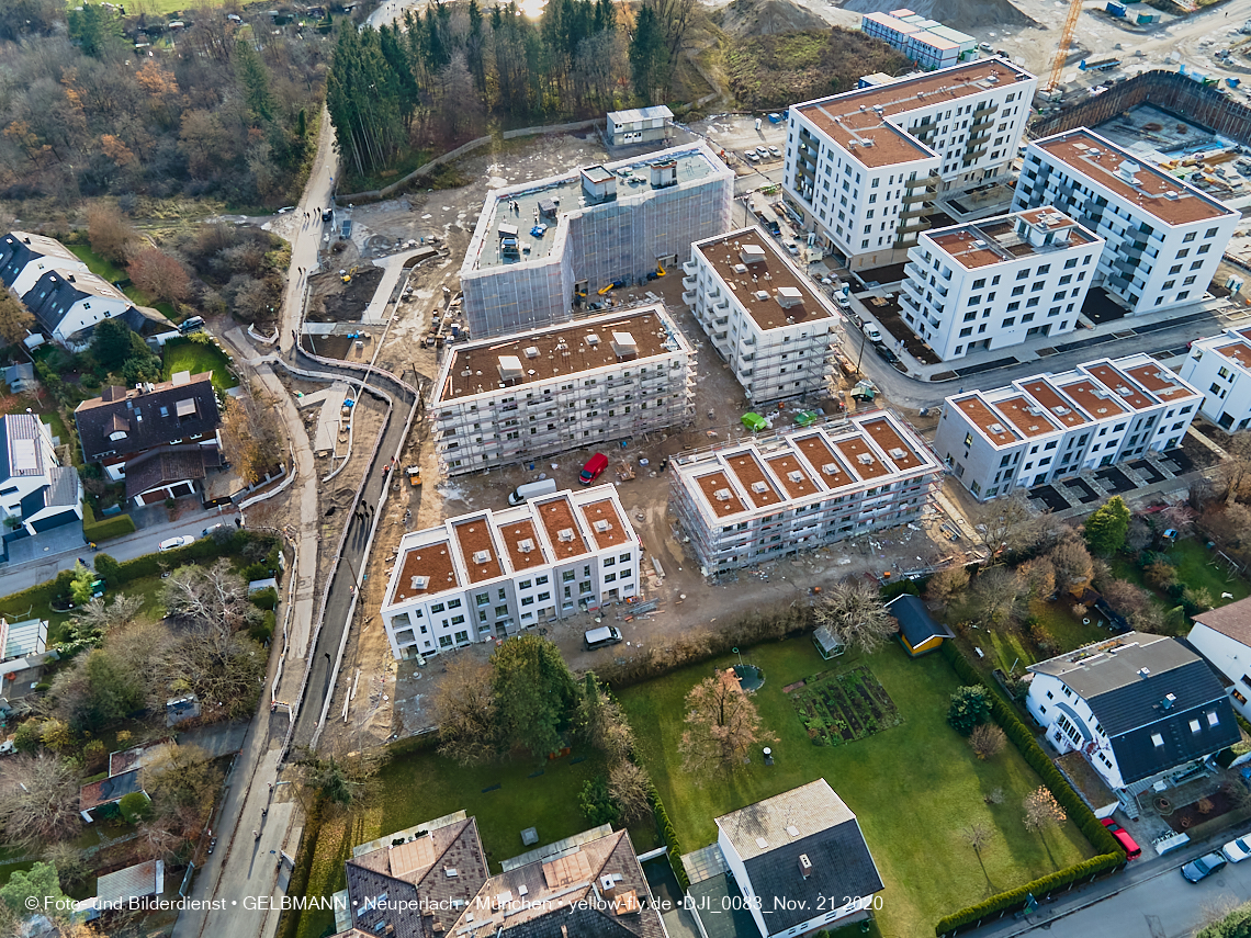21.11.2020 - Piederstrorfer Gelände und Alexisquartier in Neuperlach in München